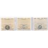 Image 1 : 1930, 1938, 1946 Ten Cents All ICCS Graded