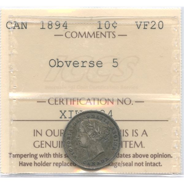 1894 Ten Cents