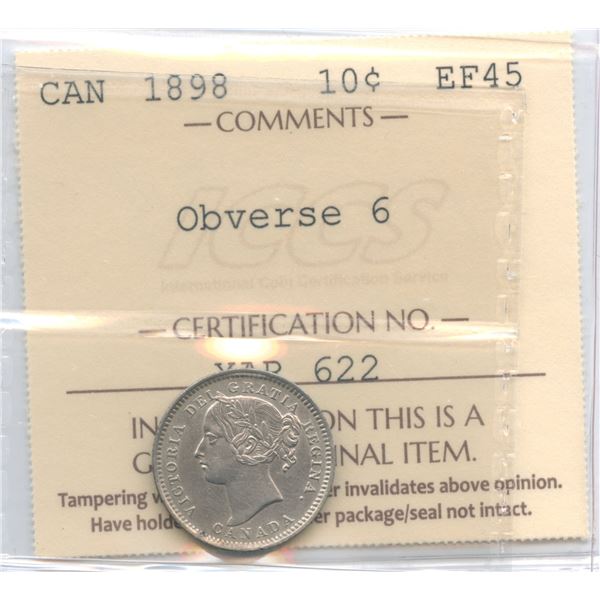 1898 Ten Cents