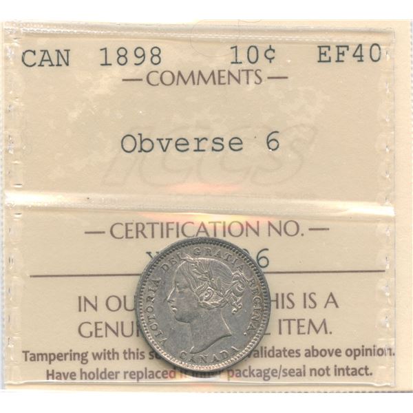 1898 Ten Cents