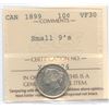 Image 1 : 1899 Ten Cents - Small 9's