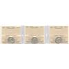 Image 1 : 1928, 1929 & 1930 Ten Cents - Lot of 3 ICCS Graded Trio