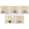 Image 2 : 1937-1956 Canadian Ten Cents - ICCS Graded Lot of  14 Coins