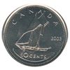 Image 3 : 1958-2003P Canadian Ten Cents - ICCS Graded Lot of 5 Coins