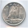 Image 3 : 1958-2025 Canadian Ten Cents - ICCS Graded Lot of 12 Coins