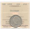 Image 1 : 1858 Twenty Cents