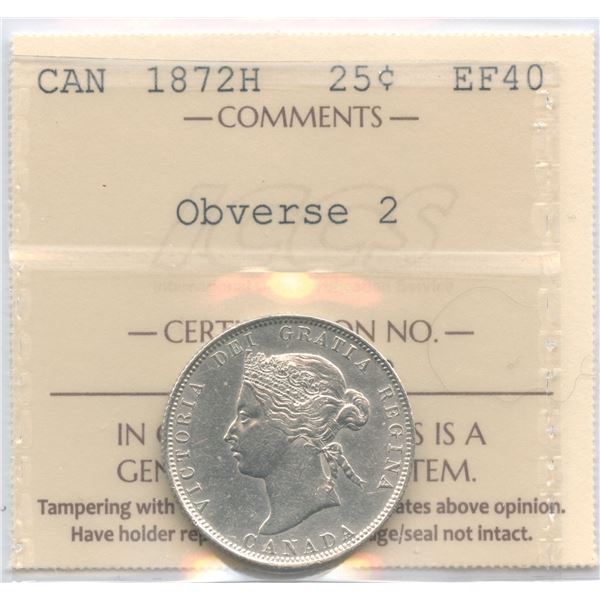1872H Twenty-Five Cents