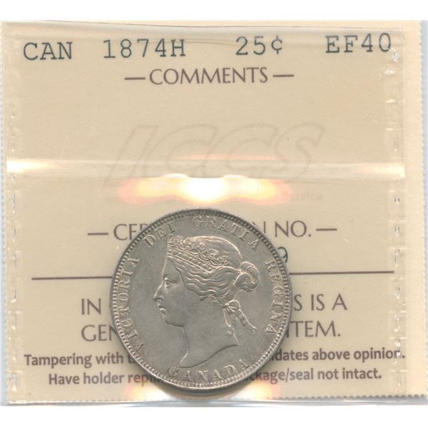 1874H Twenty-Five Cents
