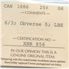 Image 4 : 1886 Twenty-Five Cents - Lot of 2 ICCS Graded Varieties