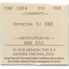 Image 5 : 1886 Twenty-Five Cents - Lot of 2 ICCS Graded Varieties
