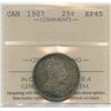 Image 1 : 1907 Twenty-Five Cents