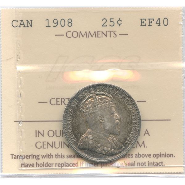 1908 Twenty-Five Cents