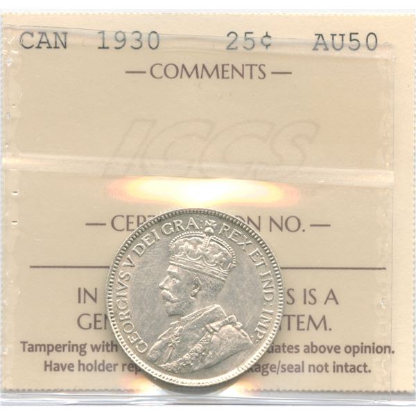 1930 Twenty-Five Cents