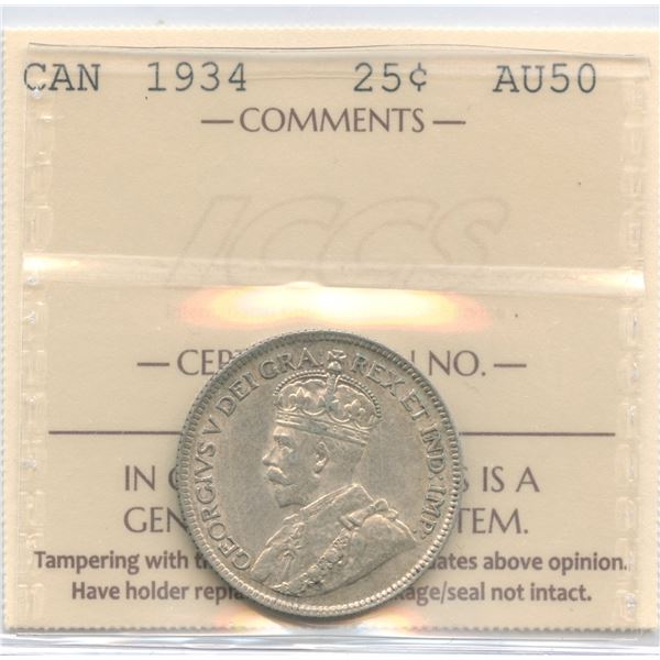 1934 Twenty-Five Cents