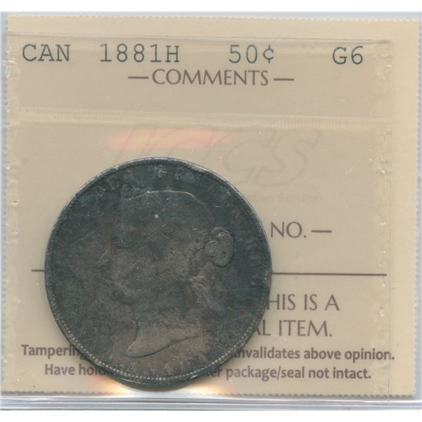 1881H Fifty Cents