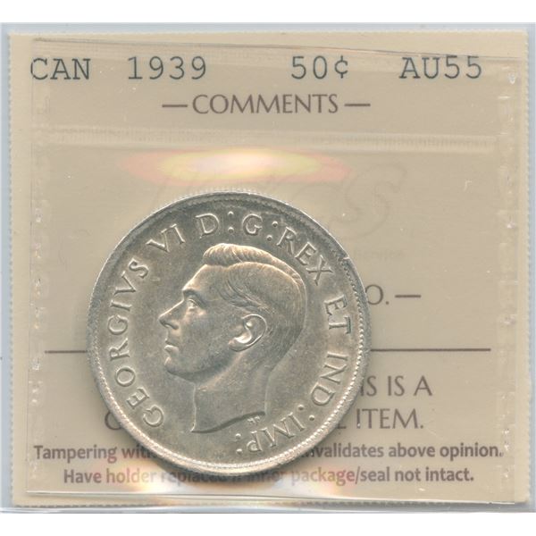 1939 Fifty Cents