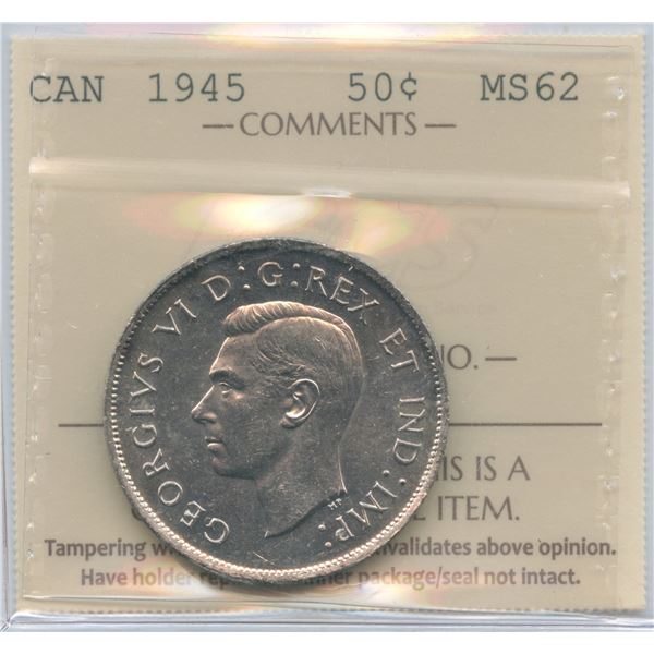 1945 Fifty Cents