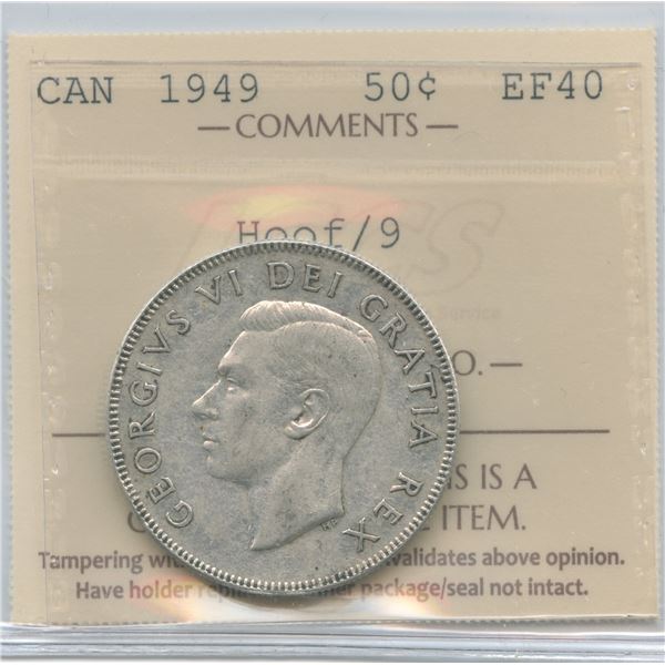 1949 Fifty Cents - Hoof/9