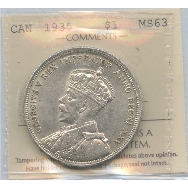 1935 Silver Dollar