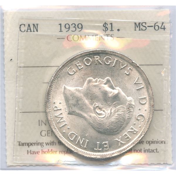 1939 Silver Dollar