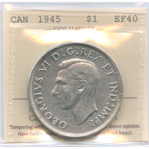 1945 Silver Dollar