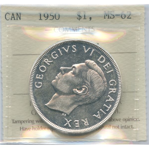 1950 Silver Dollar