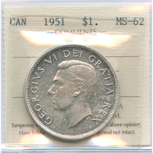 1951 Silver Dollar - Arnprior