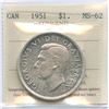 Image 1 : 1951 Silver Dollar - Arnprior
