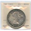 Image 1 : 1953 Silver Dollar
