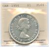 Image 1 : 1954 Silver Dollar - Proof Like