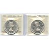 Image 1 : 1957 Silver Dollars - ICCS Graded Lot of 2