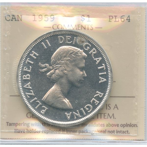 1959 Silver Dollar - Proof Like