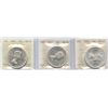 Image 1 : Silver Dollars - ICCS Graded Lot of 3