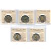 Image 1 : 2011-2026 Toonies - ICCS Graded Lot of 5