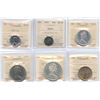 Image 1 : Canada Type Coins - ICCS Graded Lot of 6