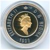 Image 3 : 1999 Nunavut Proof $2 Silver with Gold Plating