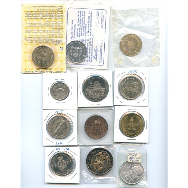 GBA Treasure Chest - Lot of Tokens, Medals, Trade Dollars, ect