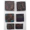 Image 1 : Wood & Metal Cuts Printers' Blocks - Lot of 6