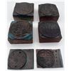Image 2 : Wood & Metal Cuts Printers' Blocks - Lot of 6