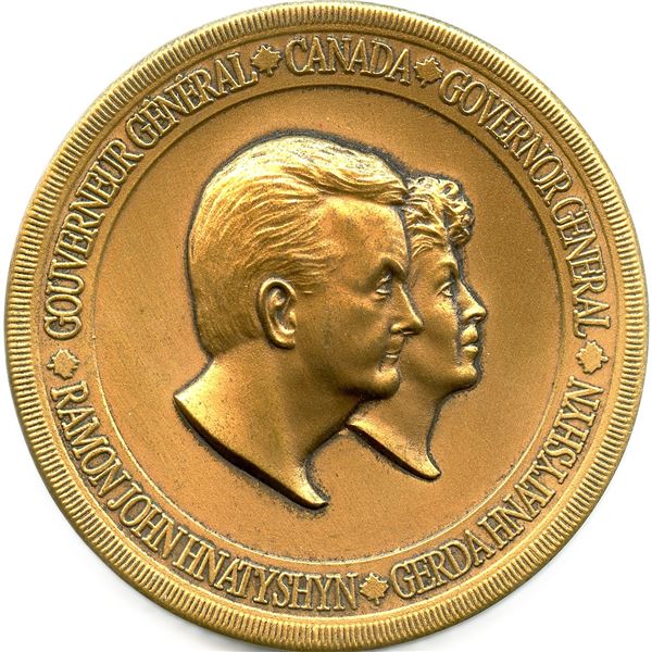 Governor General Medal, Hnatyshyn, Bronze.