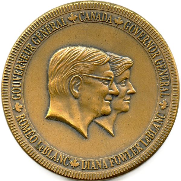 Governor General, LeBlanc, Bronze.