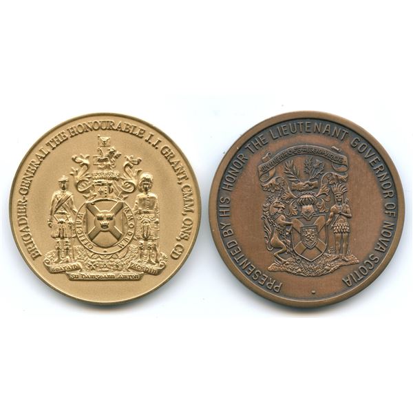 Lieutenant Governor of Nova Scotia Educational Medal & Challenge Coin.