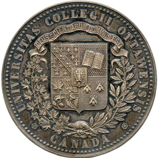 Lr. 1851 University College of Ottawa. Undated. Silver.