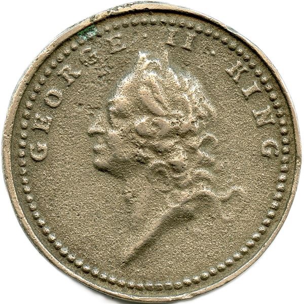 Lr. 850. Canada Subdued 1760 Medal.