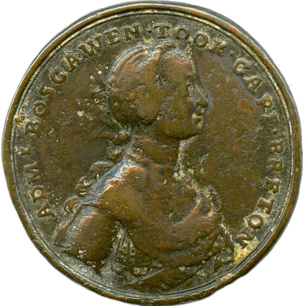 Lr. 851 Louisbourg Captured 1758.