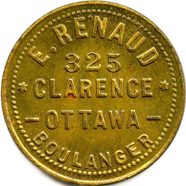 Lot of Three E. Renaud 1 Pain Bakery Tokens.