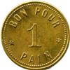 Image 2 : Lot of Three E. Renaud 1 Pain Bakery Tokens.