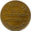Image 3 : Lot of Three E. Renaud 1 Pain Bakery Tokens.