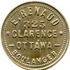 Image 5 : Lot of Three E. Renaud 1 Pain Bakery Tokens.
