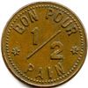 Image 4 : Lot of Three E. Renaud ½ Pain Bakery Tokens.